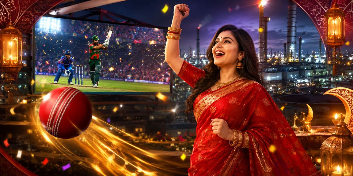 গাজীপুরে শাড়ি পরিহিত নারী মোবাইলে অনলাইন গেম উপভোগ করছেন